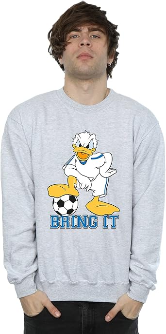 Disney Men's Donald Duck Bring It Sweatshirt : Amazon.co.uk: Clothing