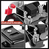 Vista 7 de A-Premium Pestillo de maletero compatible con Nissan Frontier 2005-2019 Crew Cab Pickup/Extended Cab Pickup, puerta trasera trasera izquierda