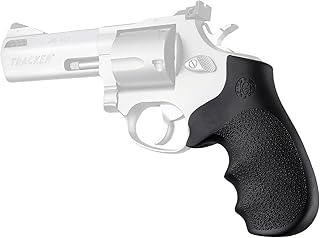 Hogue OverMolded Rubber Monogrip for Taurus Tracker & Judge Revolver Grip for Models 17, 44, 405, 415, 425, 445, 450, 455, 606, 617, 627, 692, 817, 970, 971, 990, 991, 992, 4510, Black - 73000