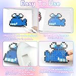 Kit de perles de la Fuse pour Kids-11000 Des perles,20 Couleurs 5mm Set de perles de fuse avec boîte de rangement, papiers de repassage, carnet et accessoires de panneaux de pegboard,DIY Jouets d'artisanat Cadeaux pour les filles & Âge des garçons 5+ Anniversaire Noël