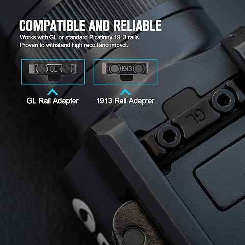 Miniatura 4 de OLIGHT Baldr Pro R - Linterna táctica magnética recargable por USB de 1350 lúmenes con haz verde y LED blanco, luz de arma de montaje en riel