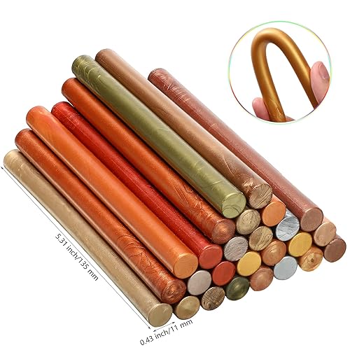 Miniatura 2 de 26 barras de cera para sellar pistolas de pegamento para sellos de cera y letras retro vintage, pistola de pegamento, cera de sellado, ideal para
