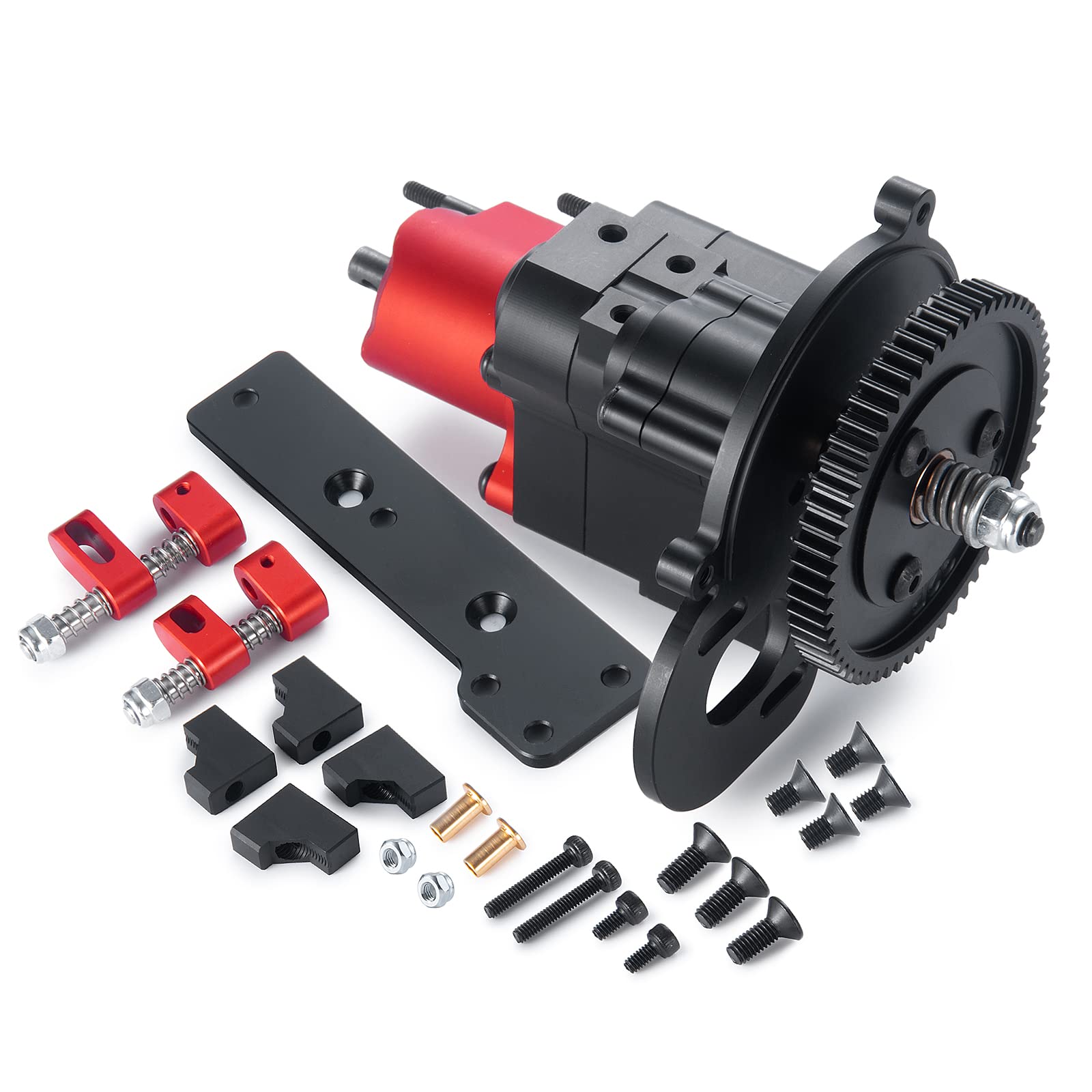 Axial SCX10.3 2速、Digトランスミッション Amazon.com: RC-Hub Metal Complete Transmission Case Gearbox with