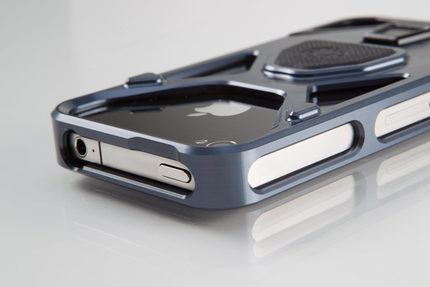 Prоmо 40% оƒƒ Rokbed Fuzion Plus iPhone 4/4s Aluminum Case with Magnetic Mount. Made in USA (Gun Metal)