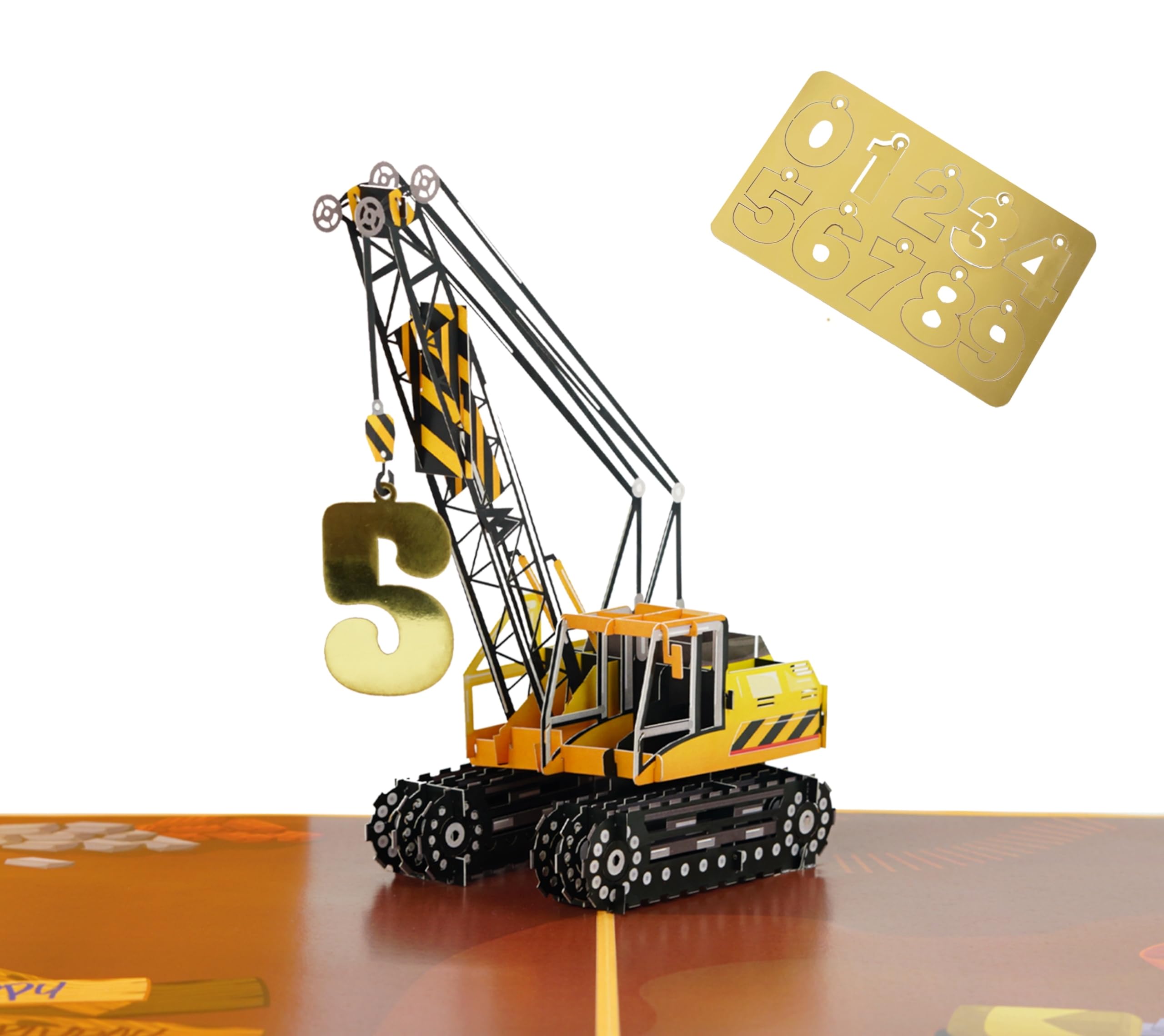 PQ Bees Pop Up Happy Birthday Cards for Kids 1st 2nd 3rd 4th 5th 6th 7th 8th 9th, 3D Birthday Card for Kids Children Boy Nephew Toddler (Size 6x8 in -