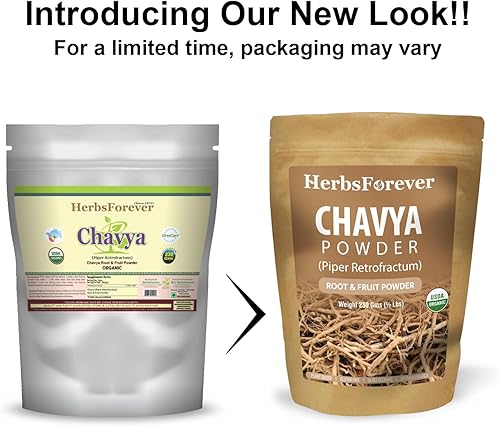 Miniatura 3 de Chavya Powder - Piper Retrofractum - Hierba para el cuidado de la digestión - Sin OMG, orgánico, vegano - 230 GMS