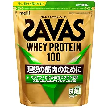 Amazon.co.jp: SAVAS Whey Protein 100 Matcha Flavor 50