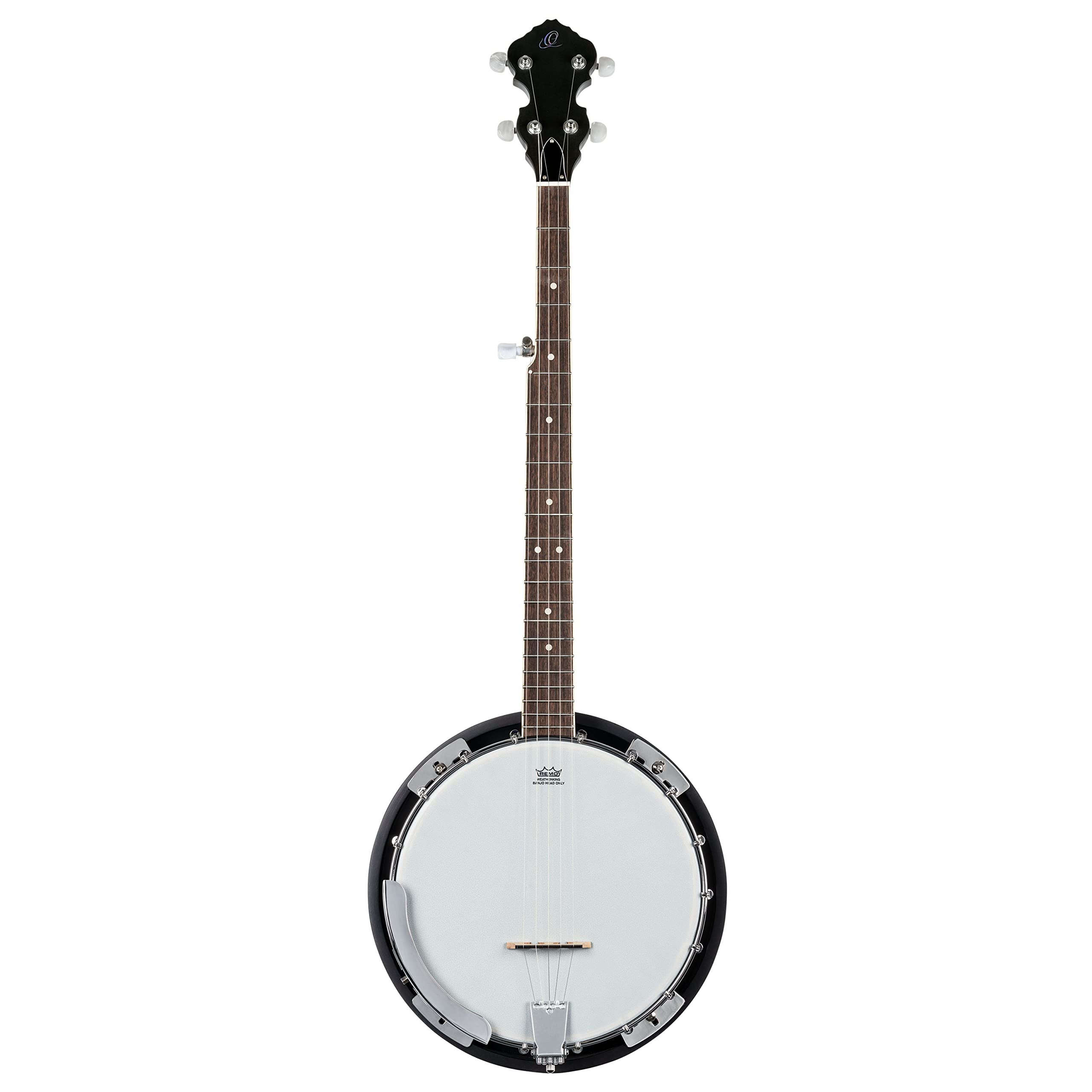 Ortega Guitars Americana Series Banjos – 5-saitiges Banjo, Akustisch – Mahagoni mit Whiskey Burst Finish – Remo Fell (OBJ150-WB)