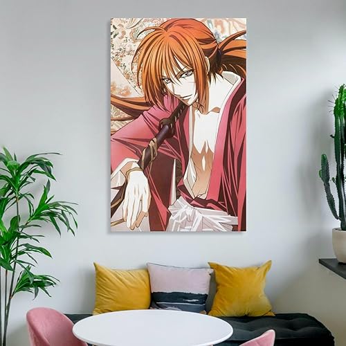 Miniatura 6 de Rurouni Kenshin - Póster de anime (31) regalos en lienzo para pared, arte de pared, decoración moderna, enmarcado, sin marco, 08 x 12 pulgadas (7.9