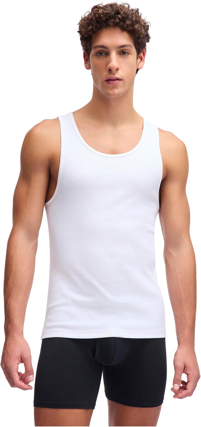 Under Armour Performance Men's Cotton Tank Top, Soft & Comfortable Base Layer T-Shirt for Everyday
