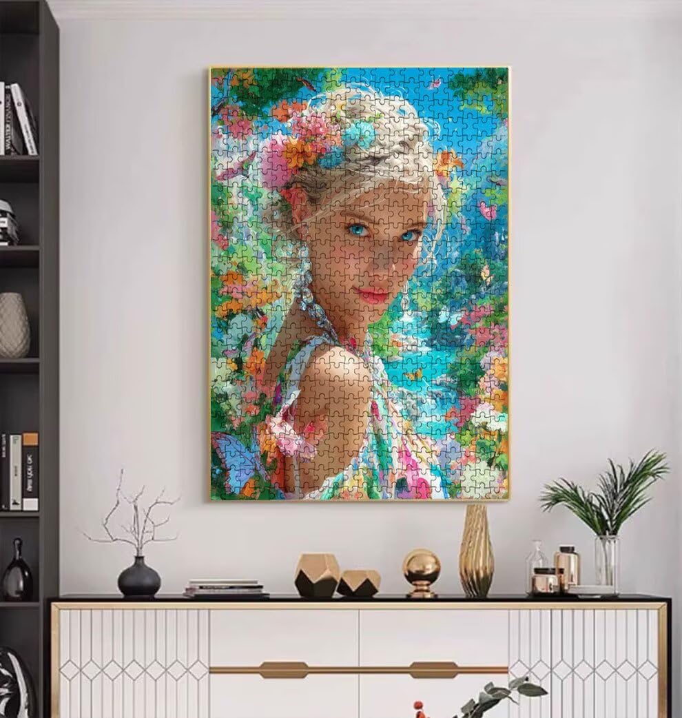 Kwiaty Damskie, Klasyczne Puzzle 4000 Sztuk Dorosłych BLQSBGA7-372 | Wyzwanie Zagadki, Gry Logiczne Cała Rodzina, Stres, Wystrój Domu Miłośnicy Puzzle