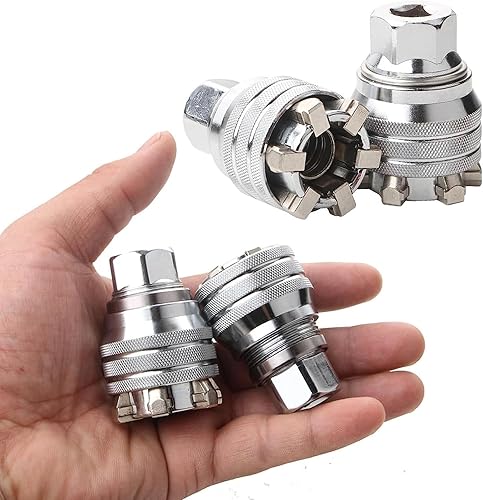 Miniatura 8 de yuentoen Llave de vaso universal ajustable, funda multifuncional, enchufe de mantenimiento universal multifunción de 0.39 a 0.79 pulgadas para llave