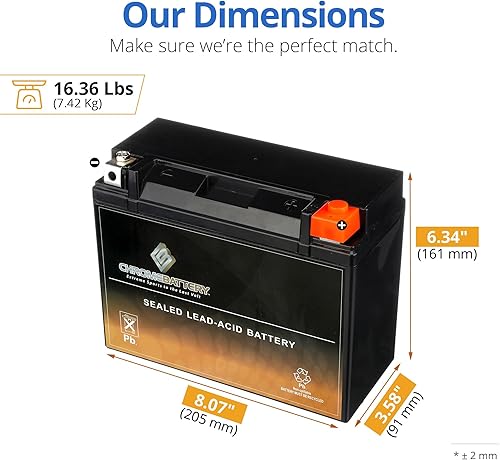 Miniatura 37 de YTX14AHL-BS Power Sports batería de alto rendimiento.