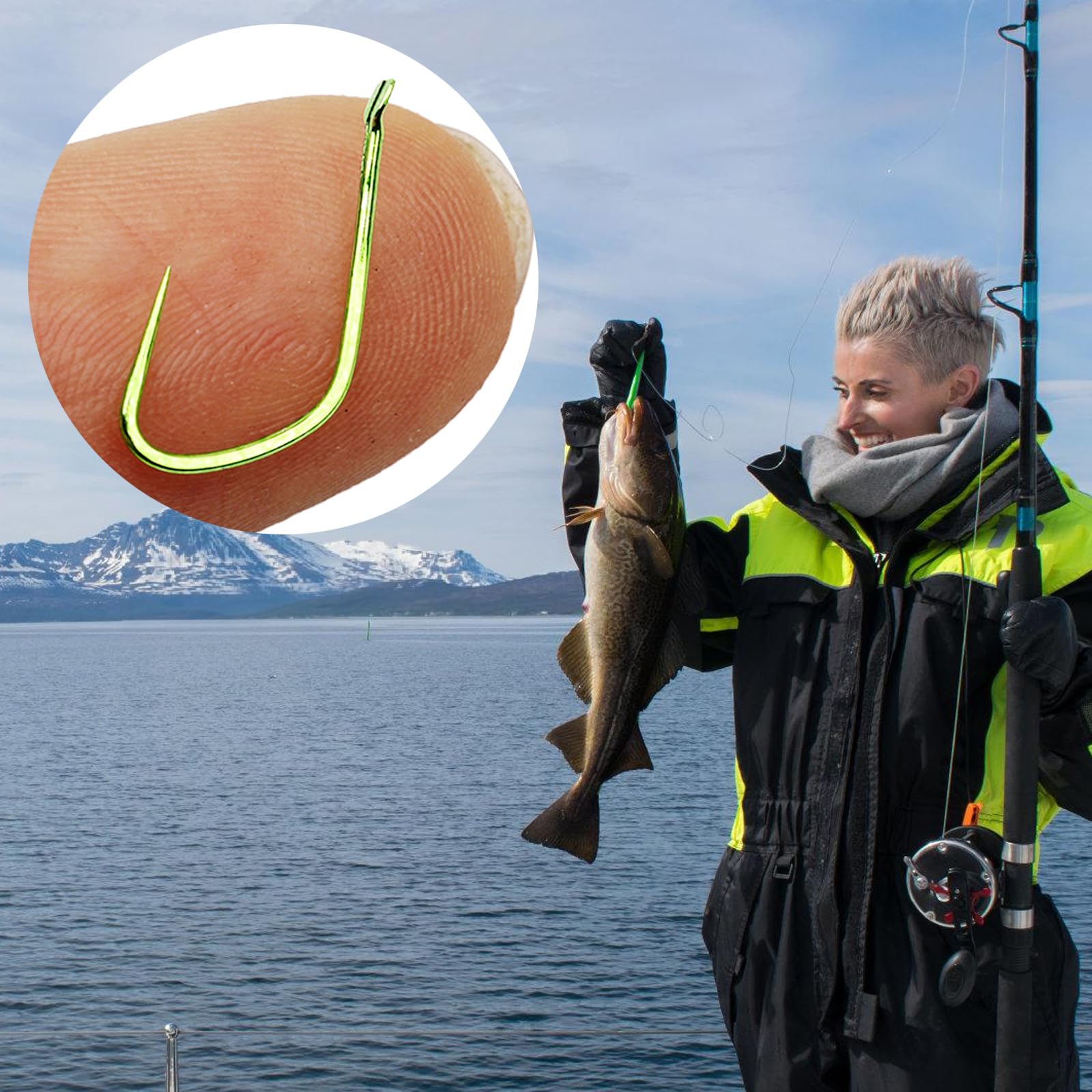 2 Paquets D'hameçons à Ressort Longue Tige Pour Appât Pâte - Magic Bait - Neufs
