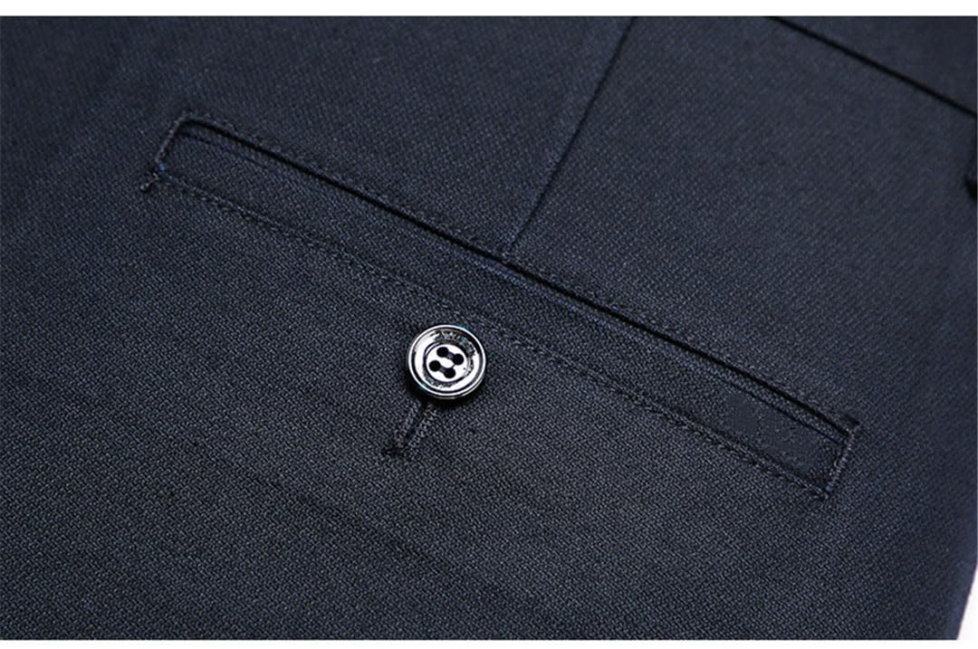 Vogrtcc Pantalones Casuales Elásticos para Hombre Pantalones De Negocios