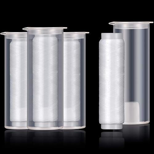 Miniatura 8 de Hilo de pesca de nailon elástico invisible Magic Fishing Line Hilo de cebo de pesca 0.008 in de longitud 656 pies por carrete Línea de pesca