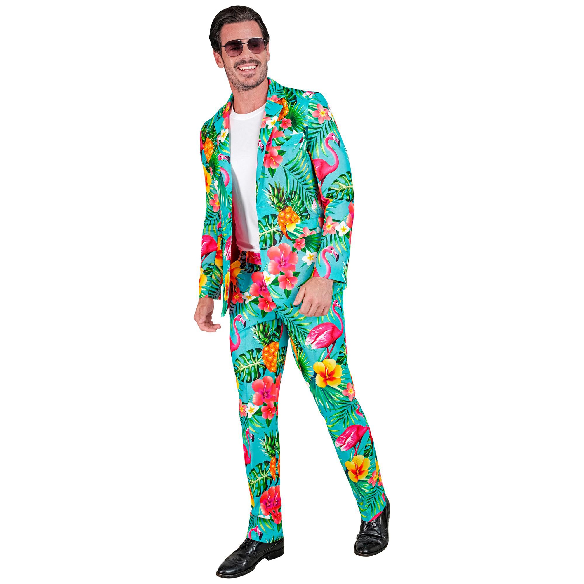 Kostüm Mr. Sparkling, schwarzer glitzernder Anzug, Jackett und Hose, Showman, Disco Fever, Casino Mottoparty, Silvester | Mit Jackett & Hose, auffälliger Retro-Look, Kostüm für Karneval, Festival & Mottoparty