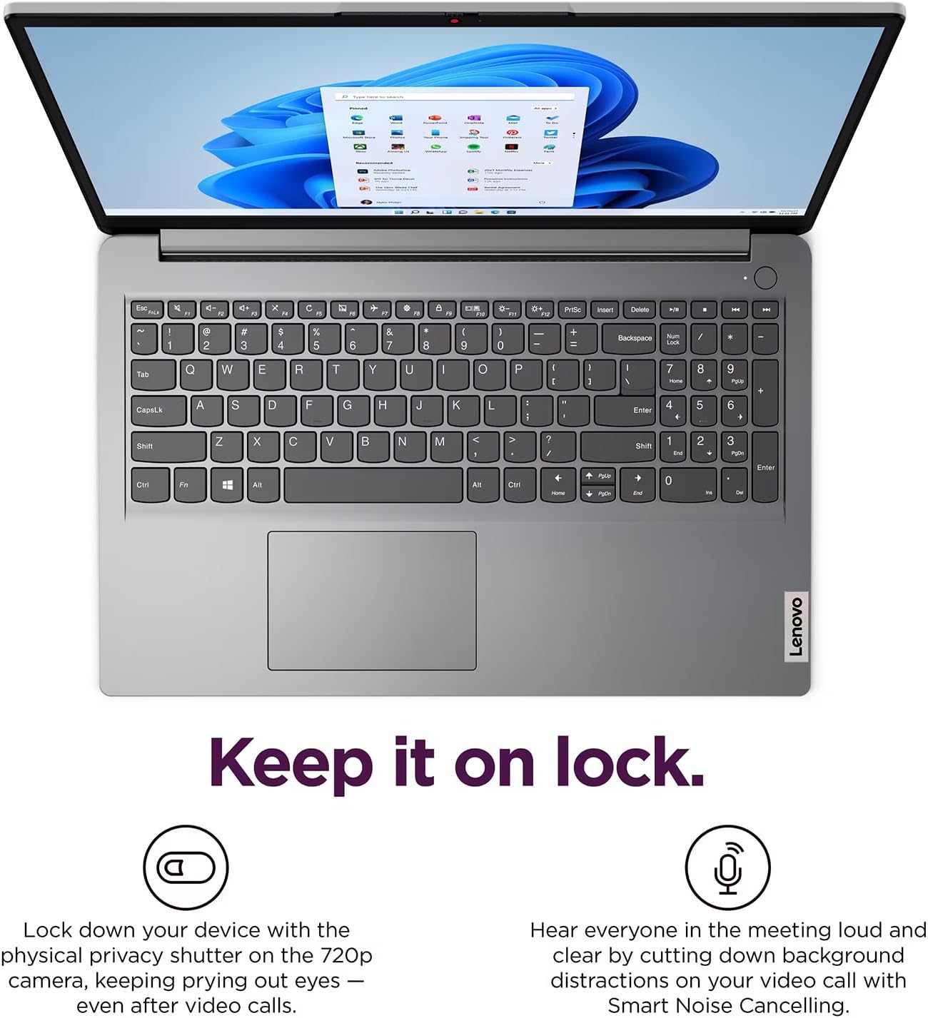 Lenovo Ideapad 1 15.6 FHD Laptop for Business & Student, Intel 10-Core i5 1335U, 16GB RAM 512GB SSD, Lifetime MS Office& Copilot AI, 10H Battery Life, Windows 11 Pro with Essential Accessory