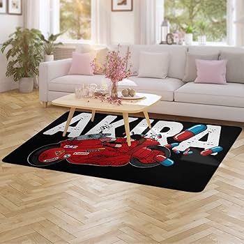 Amazon | AKIRA アキラエリアラグ 長方形 耐久 ラグマット カーペット
