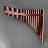 Vista 2 de 22/25 tubos G Key Profesional Pan Flauta China Tradicional Instrumento Musical Tubos de Pan Tubos Fácil de Aprender con Exquisitas Tubos de Pan