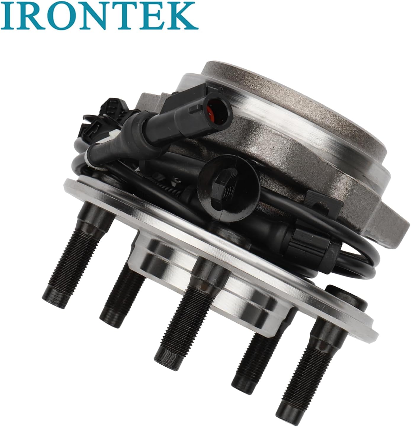 IRONTEK 4WD 515003x2 Front Wheel Bearing and Hub Assembly for Ford 1995-2001 Explorer, 2001-2003 Explorer Sport Trac, 2000-2009 Ranger, for Mazda 2001-2002 B3000, 2001-2009 B4000 5 Lug w/ABS