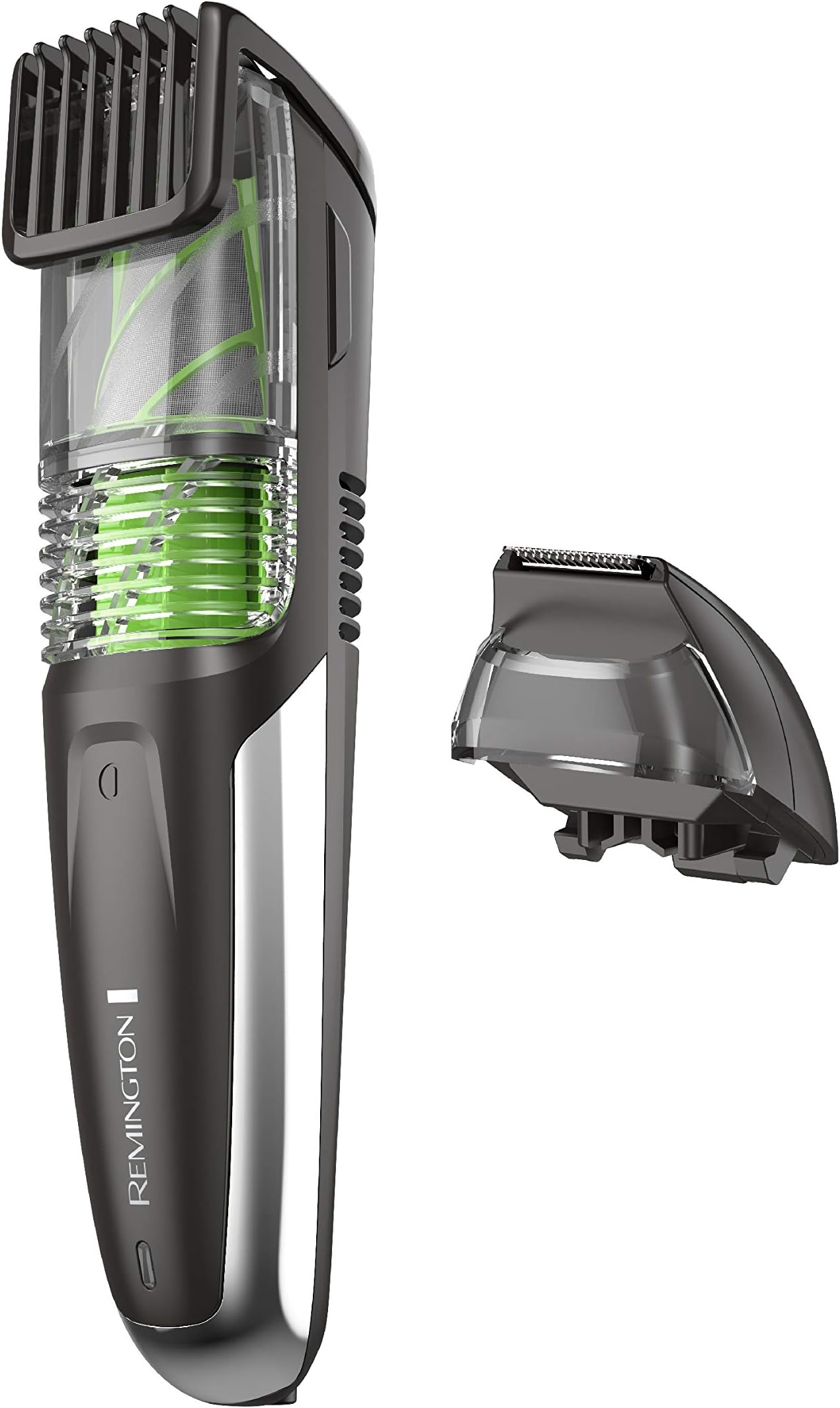Vacuum Beard Trimmer,13 Length and Style Settings with Adjustable Length Comb (2-18mm),Vacuum Trimmer for Beard, Mustache, and Stubble, Rechargeable Lithium Power, Washable, Removable Blades