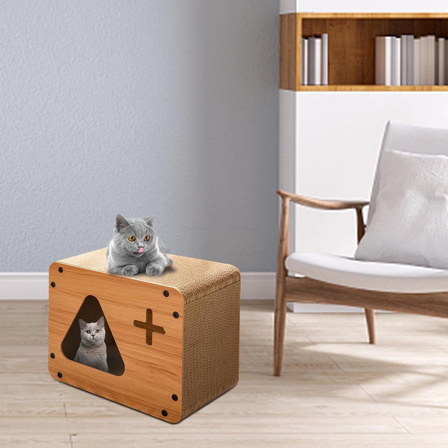 Cat Corrugated House Condo Tent Furniture Protection for