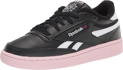 Reebok Women's Club C Revenge Sneaker, Black/White/Frost Berry, 9