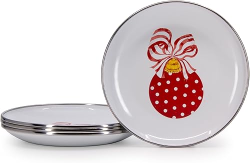 Miniatura 4 de Golden Rabbit Esmalte - Juego de platos de aperitivo de 4-6" (Oyster)