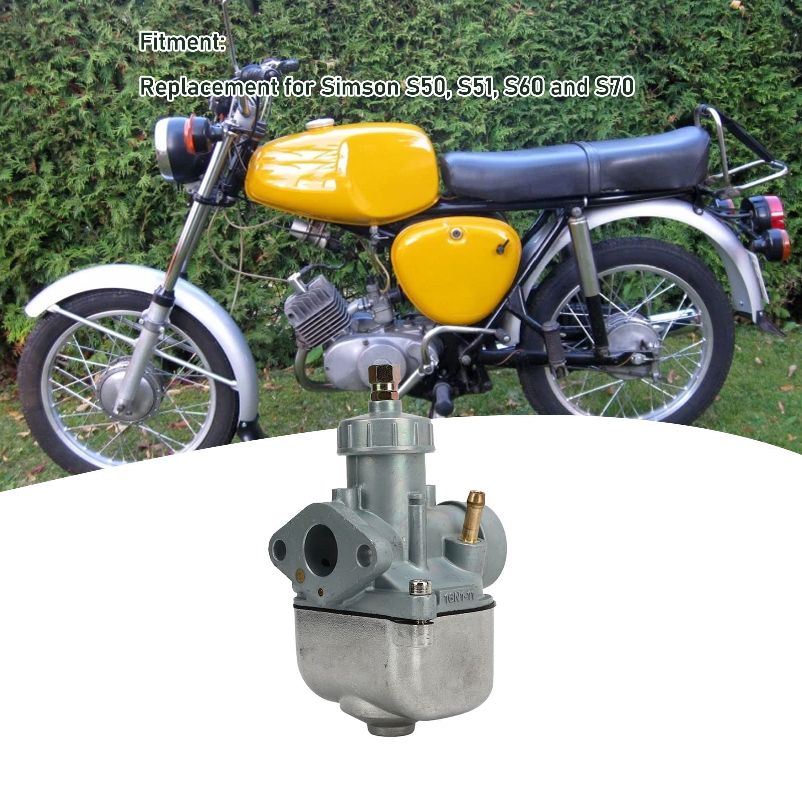 21 Mm Vergaser-Kit Für S50, S51, S70 Motorräder – Komplett Mit Vergaser & Ölfilter – Steigert Effizienz, Leerlauf & Beschleunigung