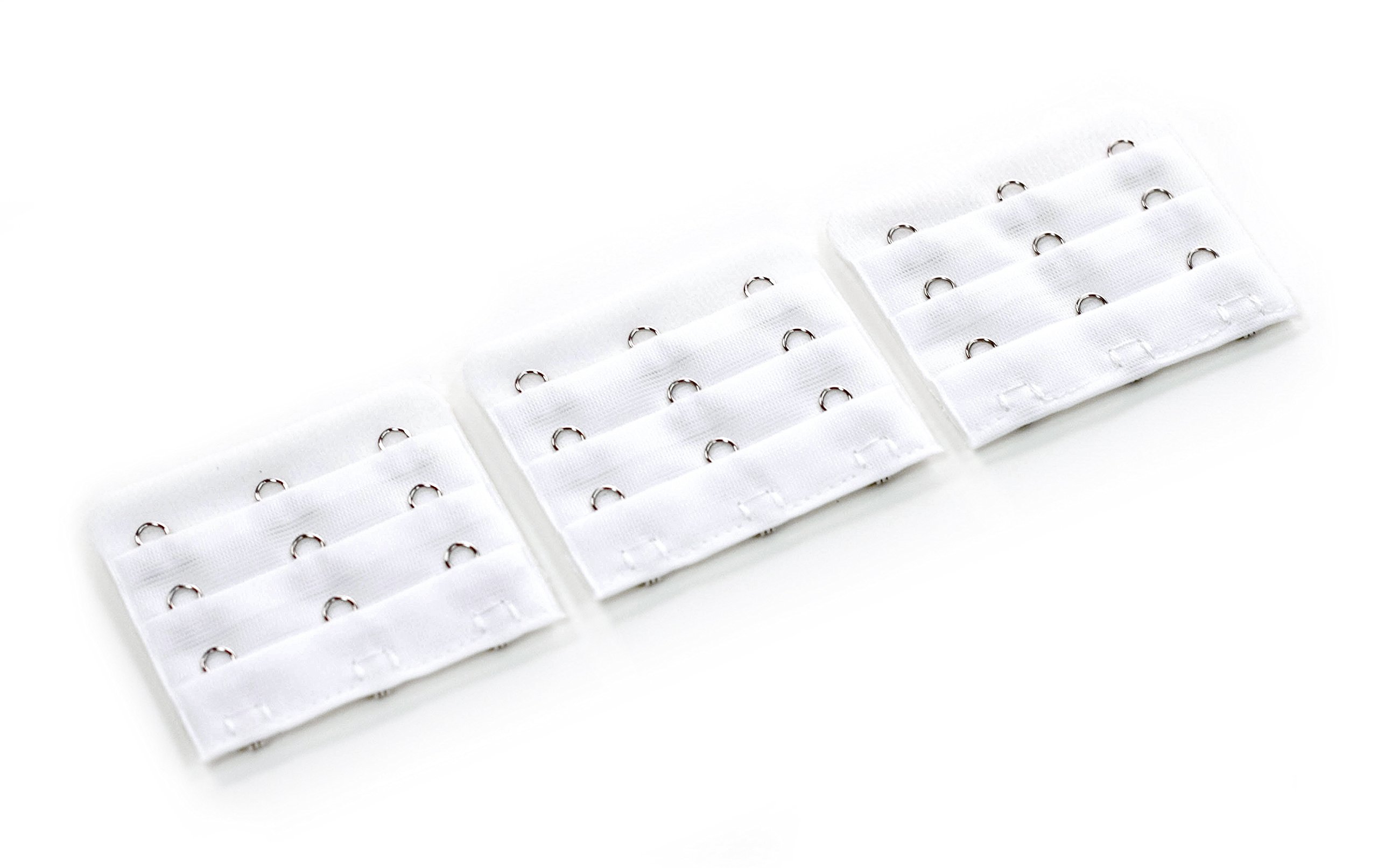 Three-hook Bra Extender 3-pack - white-image-0