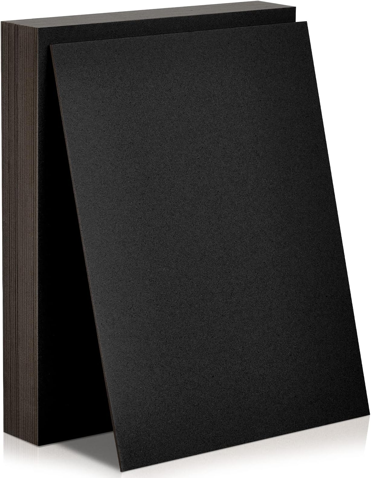 20 Pcs Book Board, Binders Board Chipboard Designer Bookboard Kraft Heavy Duty Chipboard Sheets Bookbinding Supplies for Book Binding Cover (Black, 12.5 x 10 Inch 80PT)