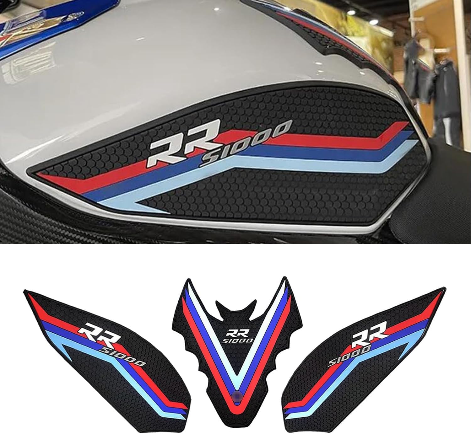 for s1000 rr S1000RR S1000 RR S 1000RR 2025 2017-2022 2023 2024 2025 Protector Anti Slip s1000rr Tank pad Sticker Gas Knee Grip Traction Side Decal Motorcycle Accessories