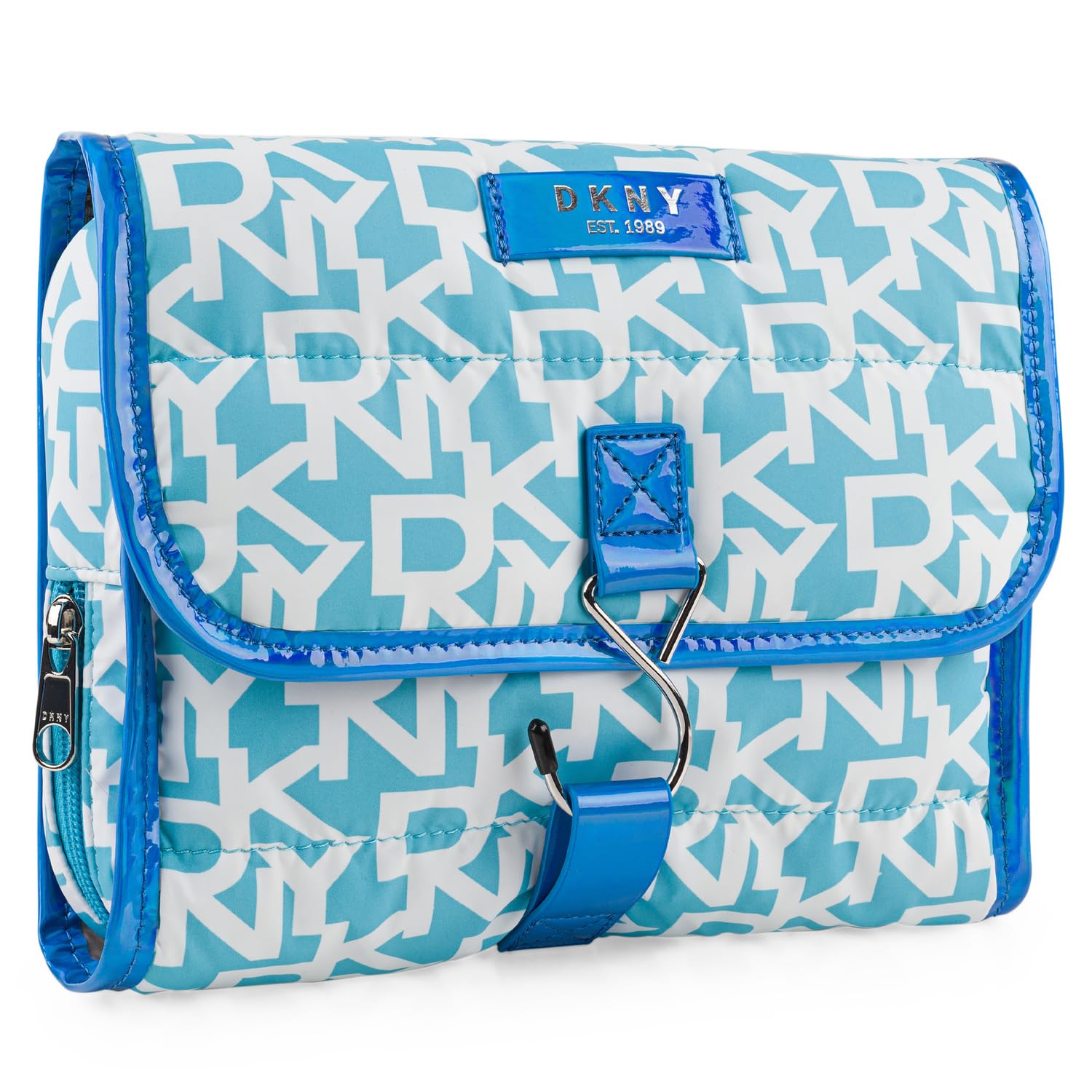 DKNY Neceser Mujer. Neceser Maquillaje Organizador. Bolsa Aseo Mujer. Neceser Viaje - Neceser Grande. Neceser Mujer Maquillaje. Bolsa Maquillaje. DK64023, Sky Blue