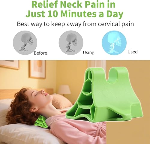 Miniatura 5 de Herramienta de masaje de punto de presión verde de mano - Disparador muscular profundo masajeador de punto de acupresión - Dispositivo de tracción