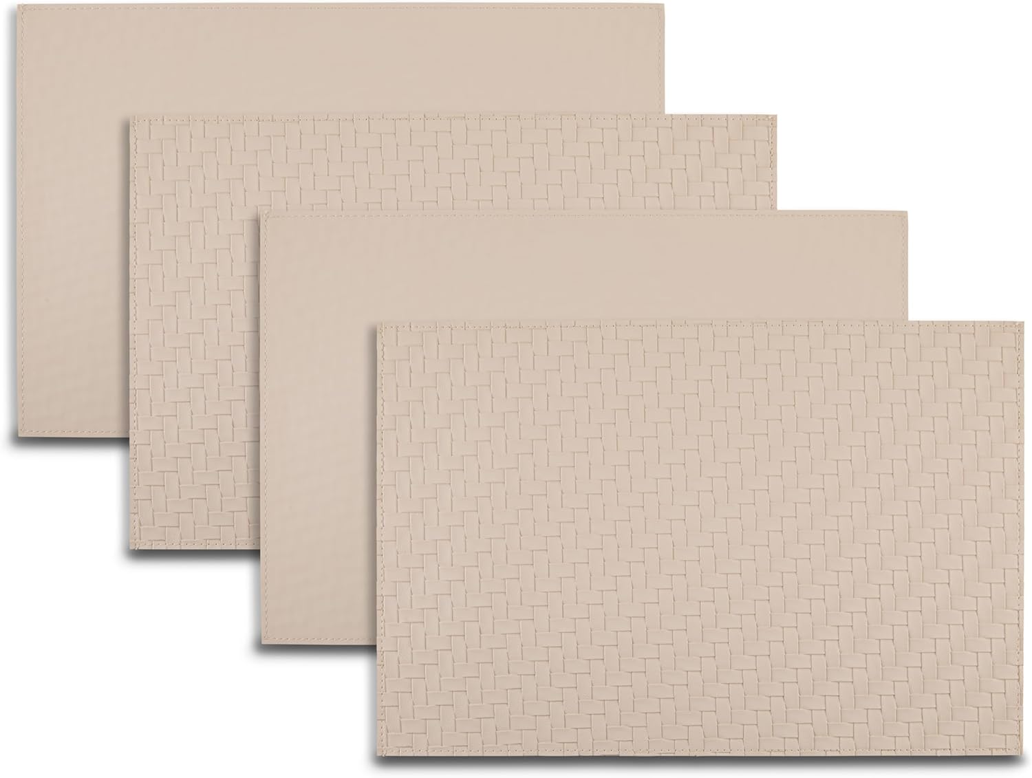 Placemats Set of 4 12" x 18" Heat-Resistant Table Mats for Dining Table Set for 4 Kitchen & Dining Room Decor Farmhouse, Boho, & Modern Style Easy to Clean, Durable & Stylish Table Decor