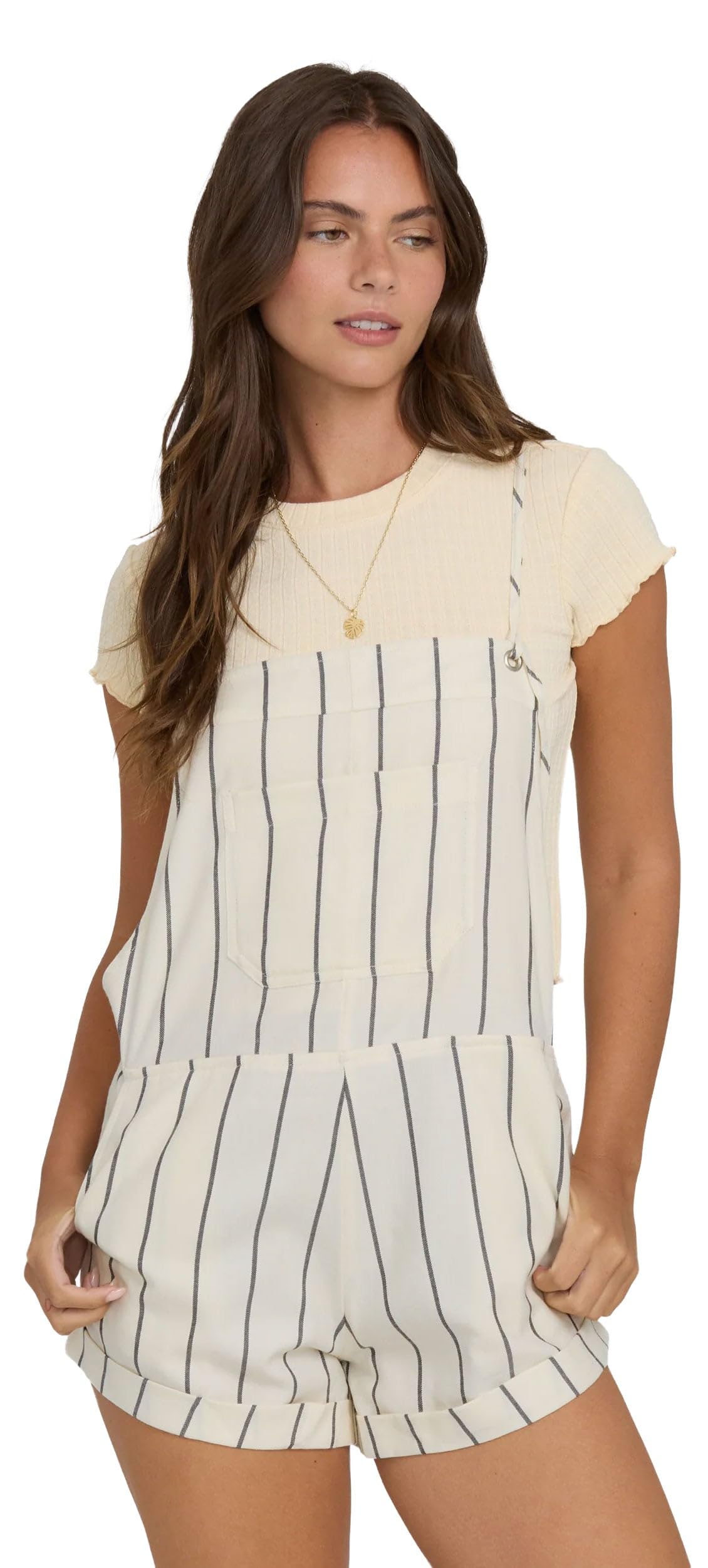 Billabong Women's Wild Pursuit Cotton Twill Blend Romper