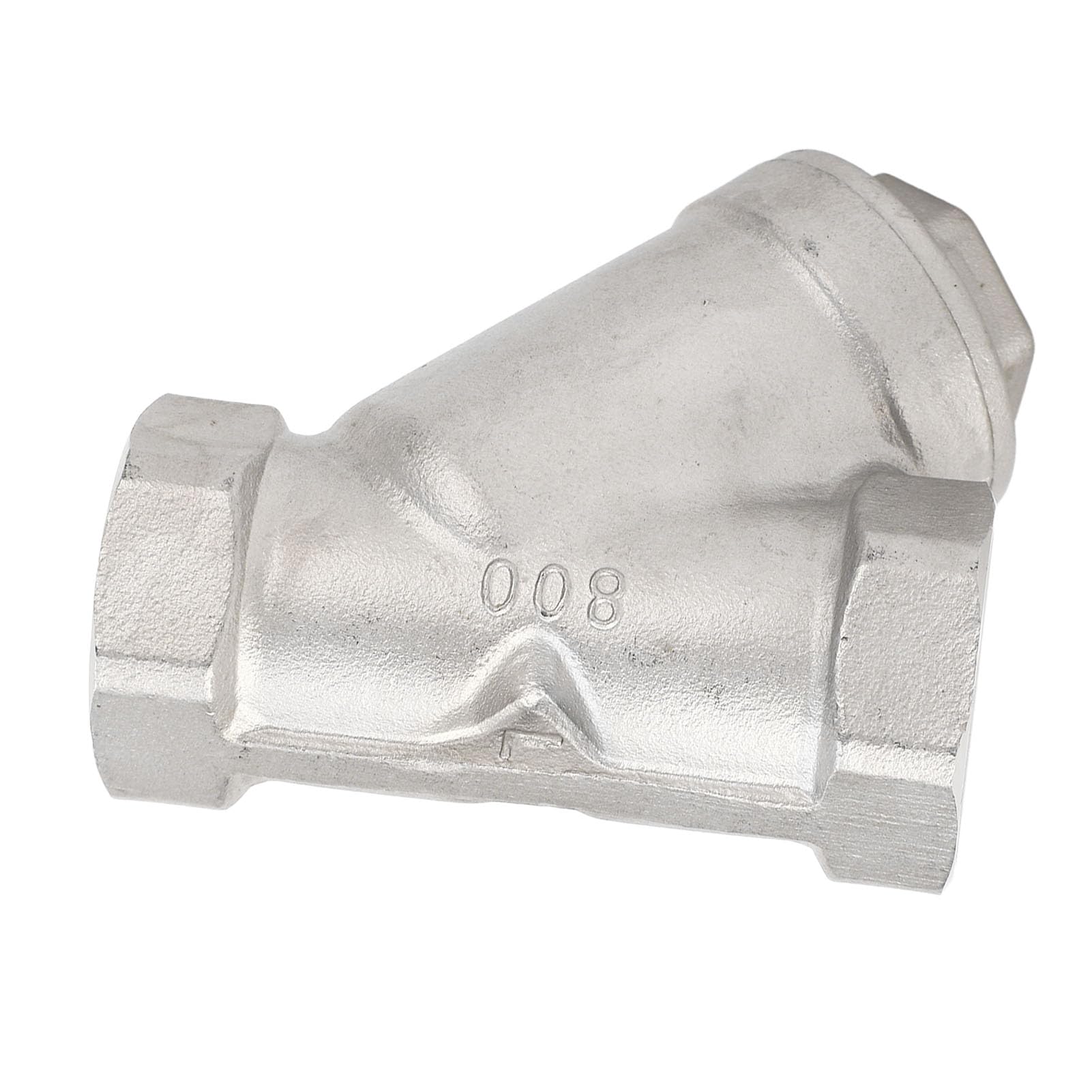 BRRNOO Filtro de Tubería de Agua Acero Inoxidable 304 en Forma de Y 1 Pulgada DN25 Rosca
