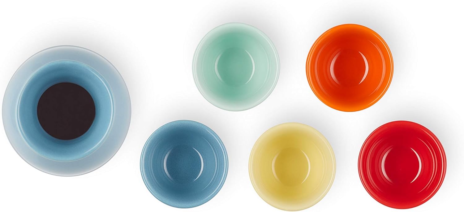 Amazon.co.jp: Le Creuset Coco SAKE Set, Rainbow Rainbow : Home & Kitchen