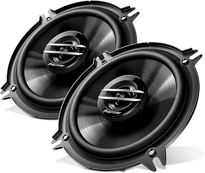 Pioneer G-Series TS-G1320S 5.25 2-Way Speakers Pair 250W Max, Crisp Highs + Clear Vocals,Great Stock Replacement, High-Efficiency Speaker Designed for OEM Power