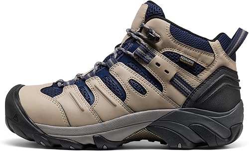 Vista 25 de KEEN Utility Botas de trabajo impermeables Lansing de altura media con punta de acero para hombre Mantillo/Shitake