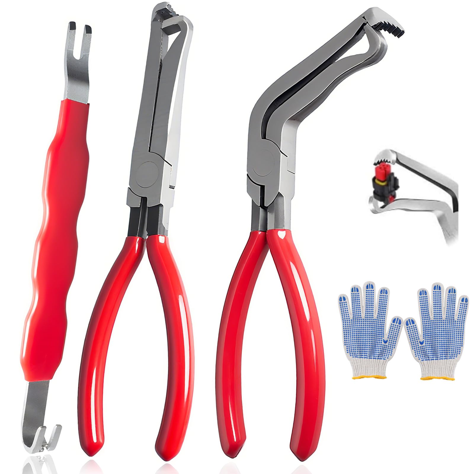 Yallmie 3Pcs Electrical Disconnect Pliers Set