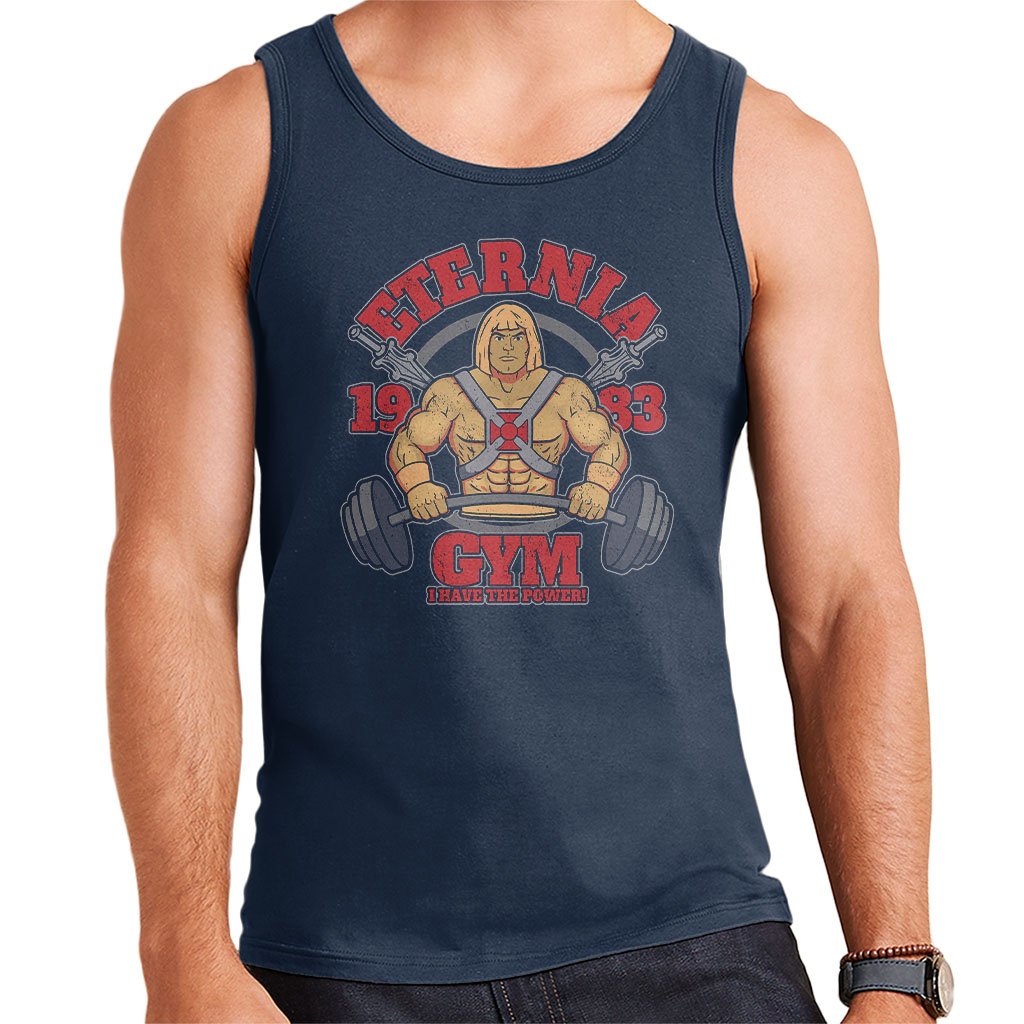 He Man Eternia Gym Men's Vest Navy Blue