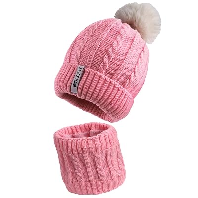 Boldfit Woolen Winter Cap for Women with Neck Warmer Soft Woolen Cap for Girls in Winter for Thermal Wear Stylish Warm W