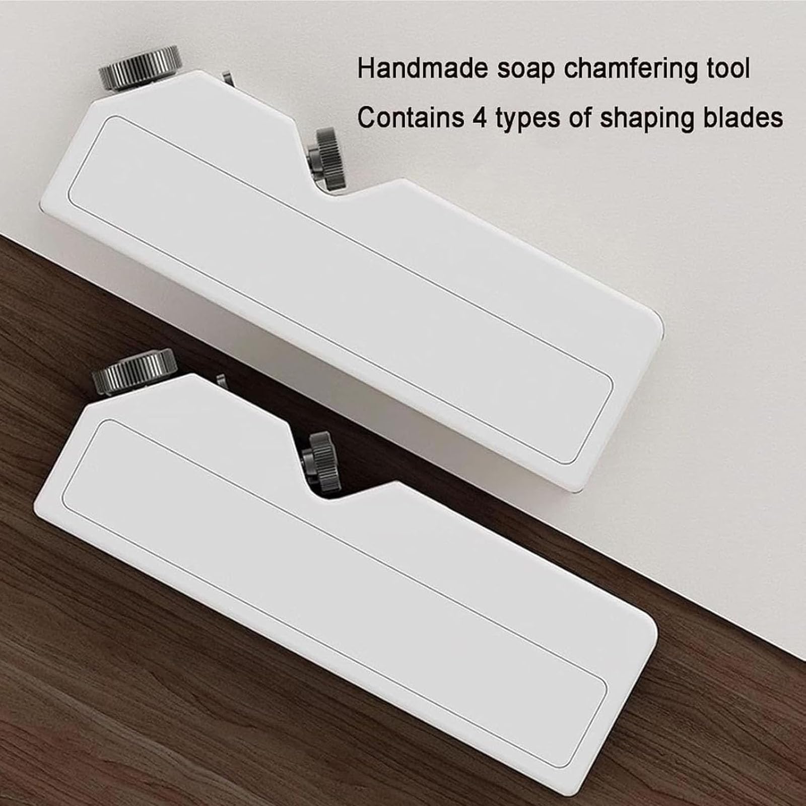 Herramienta Para Recortar Bordes Biselados Jabón, Recortadora Jabón Artesanal, Con 4 Cuchillas Modelado, Ángulo 45°/R Pequeño/arco Interior/biselado R Grande, Para Recortar Biselar Jabones Artesanales