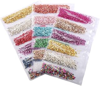 Nail Jewelry Crushed Glass Irregular Metallic Chips Sprinkles Chunky Glitter 2-4mm Sequins For DIY Nails Art Decoration Set Of 3