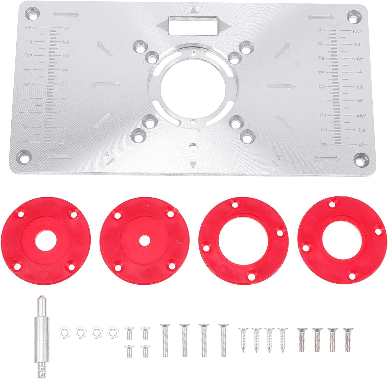 Amazon Housoutil 1セットルータ表の挿入プレートルータテンプレート反転ボード彫刻トリミング機フリップボード木工用ベンチ