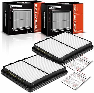 A-Premium 2-PC Engine Air Filter Compatible with Honda Civic 1992-1995, Civic del Sol 1993-1997, Replace# 17220P07000