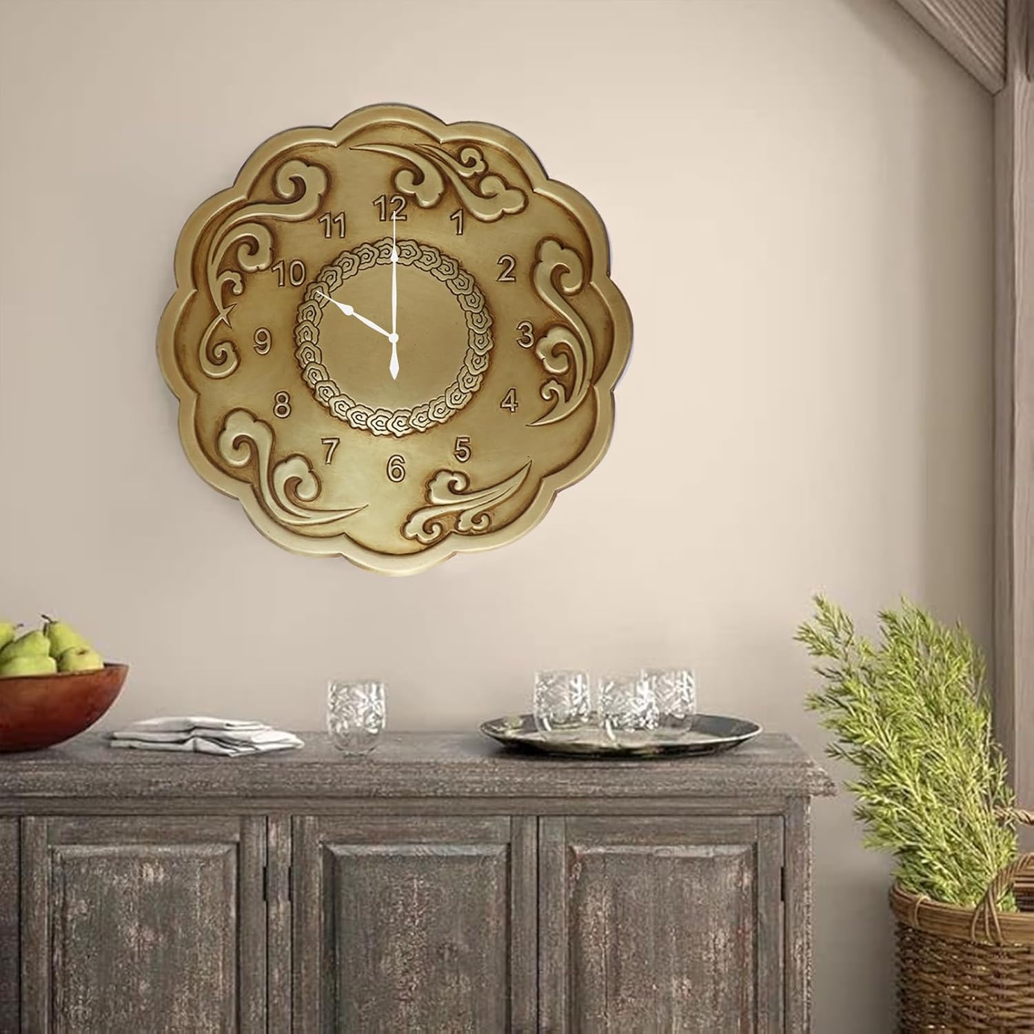 Customized copper wall clocks, copper wall decorations, personalized wall clocks,large wall clocks,wall clock decoration, living room decoration wall clocks