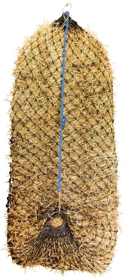 Schneiders Super Duty 1.5" Slow Feed Full Bale Hay Net for Horses | Durable Woven Polyester | Slow Feed 1.5" Holes for Healthy Eating | Prevents Hay Waste | Secure Drawstring Top